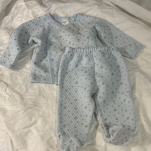 Little Beginnings Blue Star Pattern Kids Pajama Set